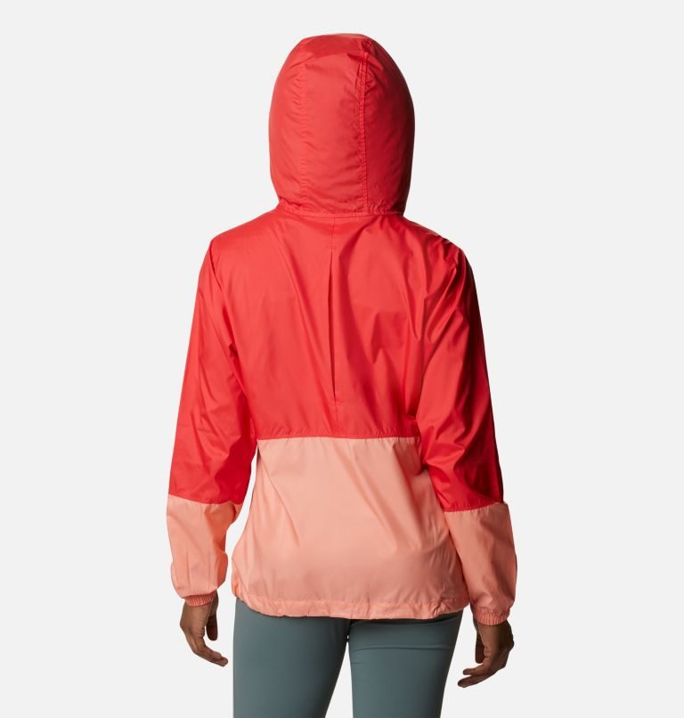 Women's Columbia Flash Forward Windbreaker Jackets Red / Coral | CA-R81L5