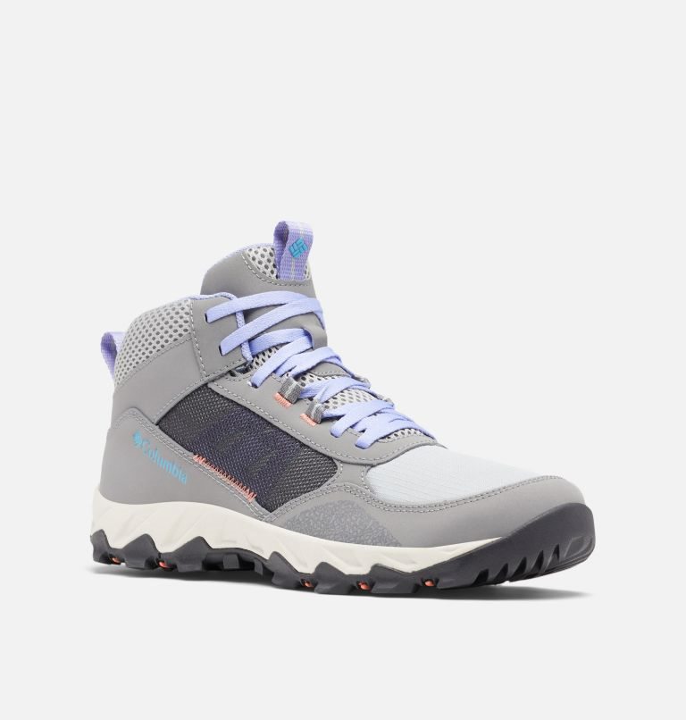 Women's Columbia Flow Centre Hiking Shoes Grey / Lavender | CA-O5AL3