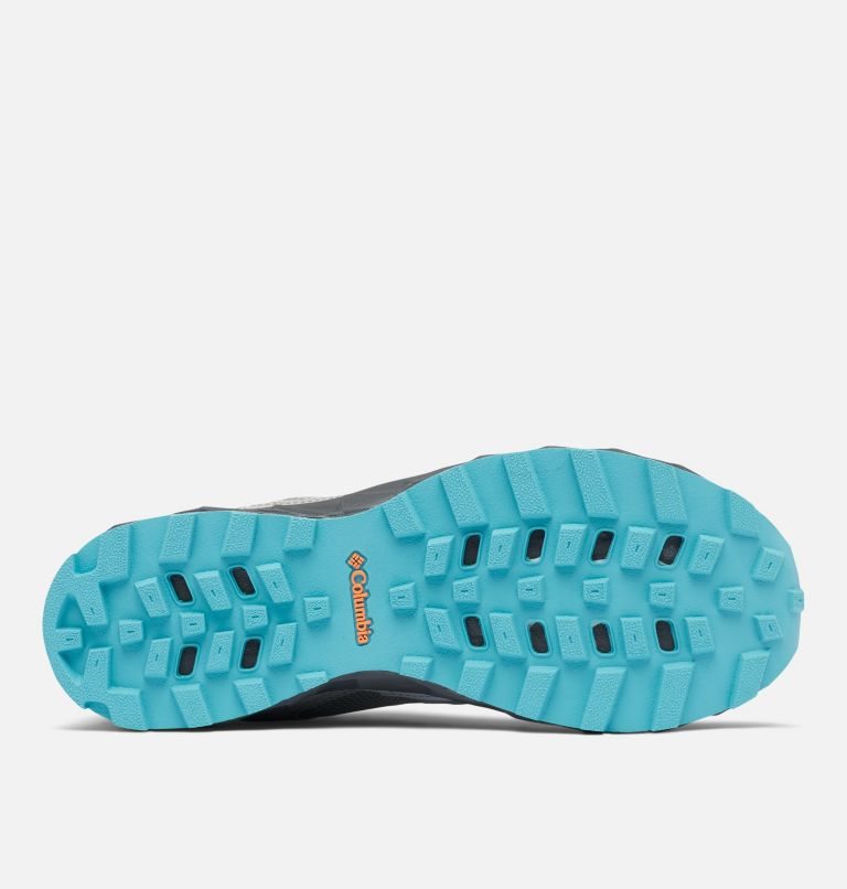 Women's Columbia Flow District Sneakers Grey / Turquoise | CA-X5C03