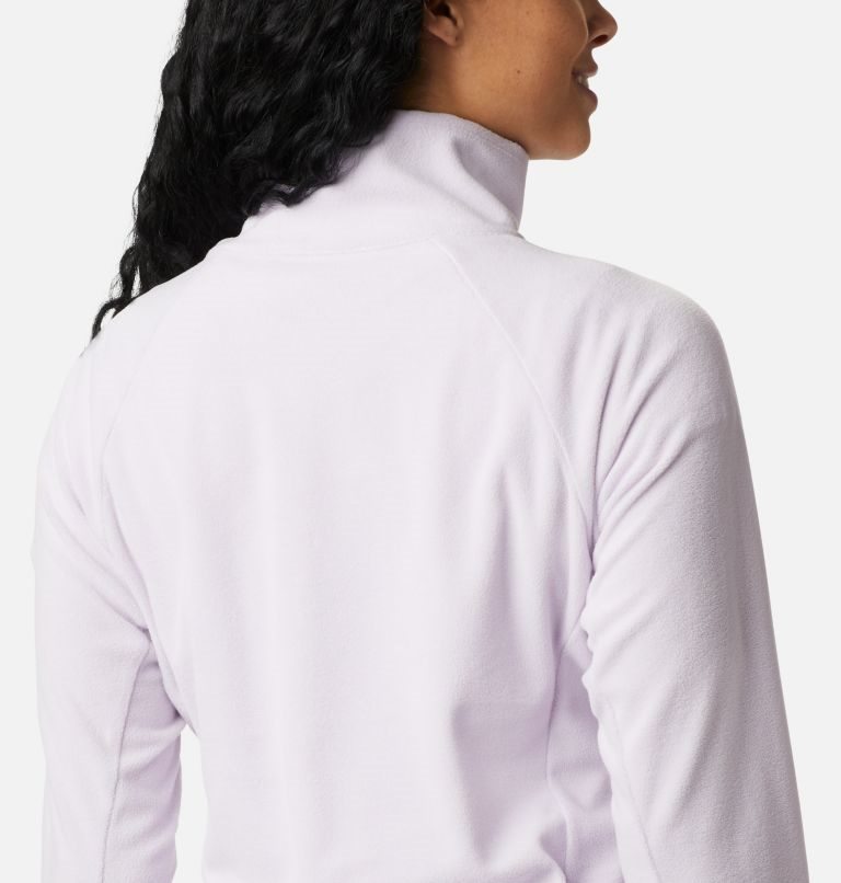 Women's Columbia Glacial IV Half Zip Fleece Sweatshirts White | CA-CAC53