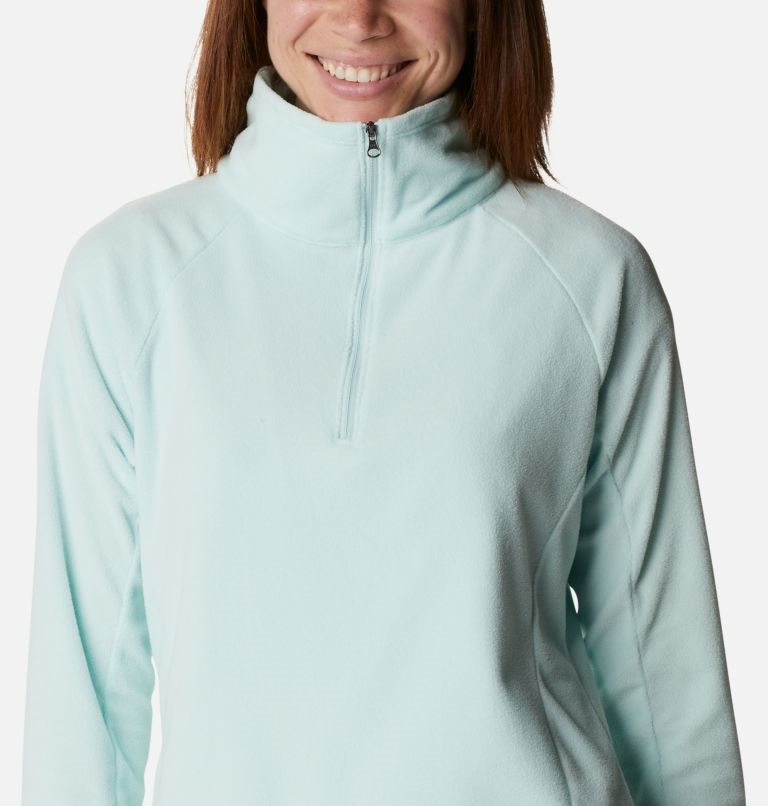 Women's Columbia Glacial IV Half Zip Fleece Sweatshirts Turquoise | CA-L13C8