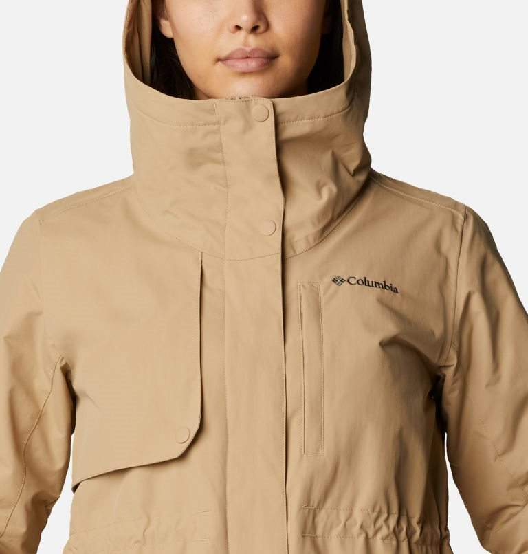 Women's Columbia Hadley Trail Jackets Khaki | CA-D8543