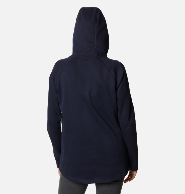 Women's Columbia Hart Mountain II Hoodie Navy | CA-L164C