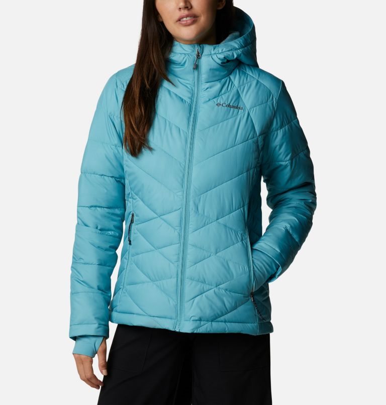 Women\'s Columbia Heavenly Hooded Jackets Turquoise | CA-Y561A