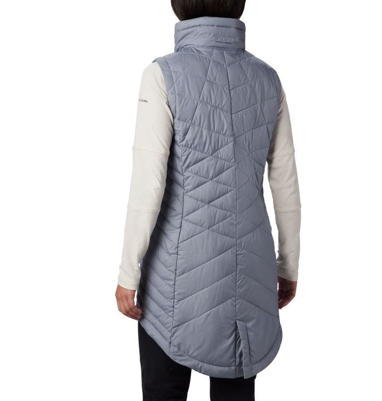 Women's Columbia Heavenly Long Vest Grey | CA-OA14L