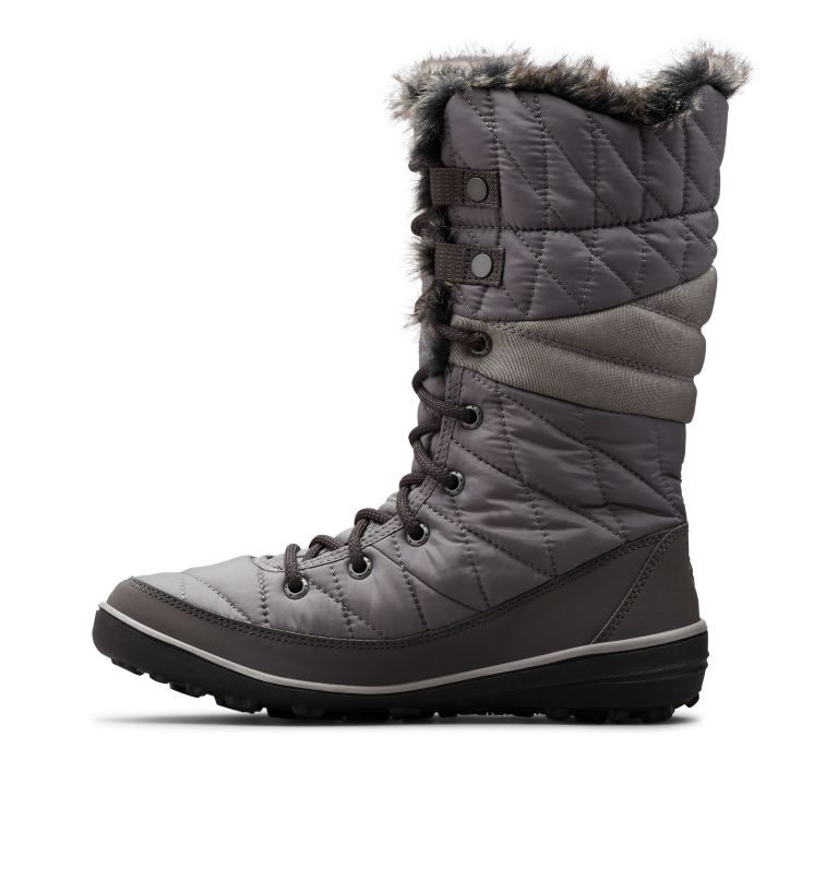 Women's Columbia Heavenly Omni-Heat Waterproof Boots Dark Grey | CA-E5L6C