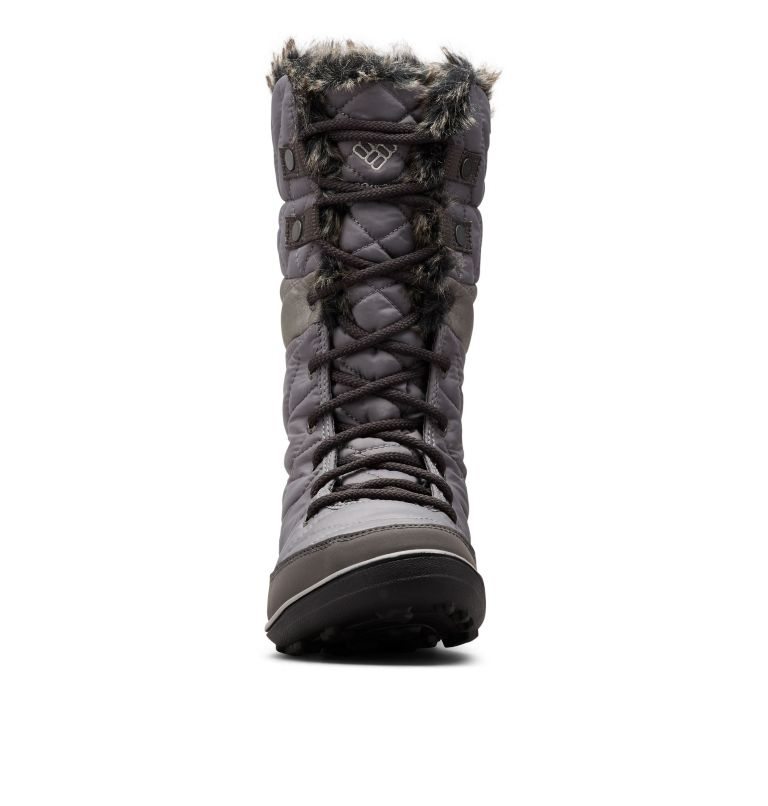 Women's Columbia Heavenly Omni-Heat Waterproof Boots Dark Grey | CA-E5L6C