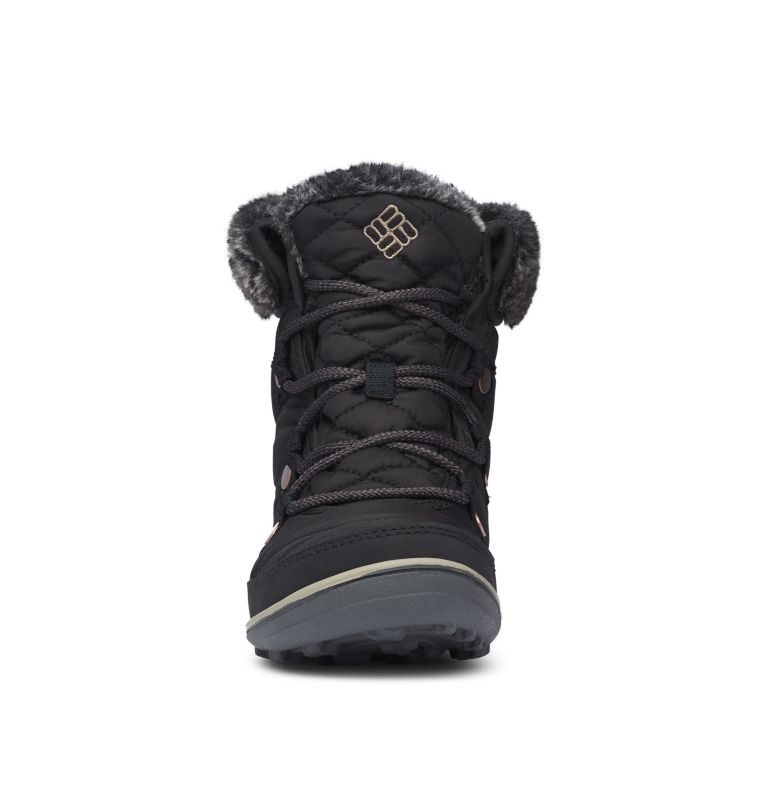 Women's Columbia Heavenly Shorty Omni-Heat Boots Black | CA-E48LA