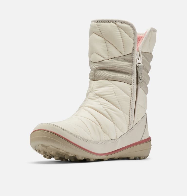 Women's Columbia Heavenly Slip II Omni-Heat Boots Cream | CA-X3810