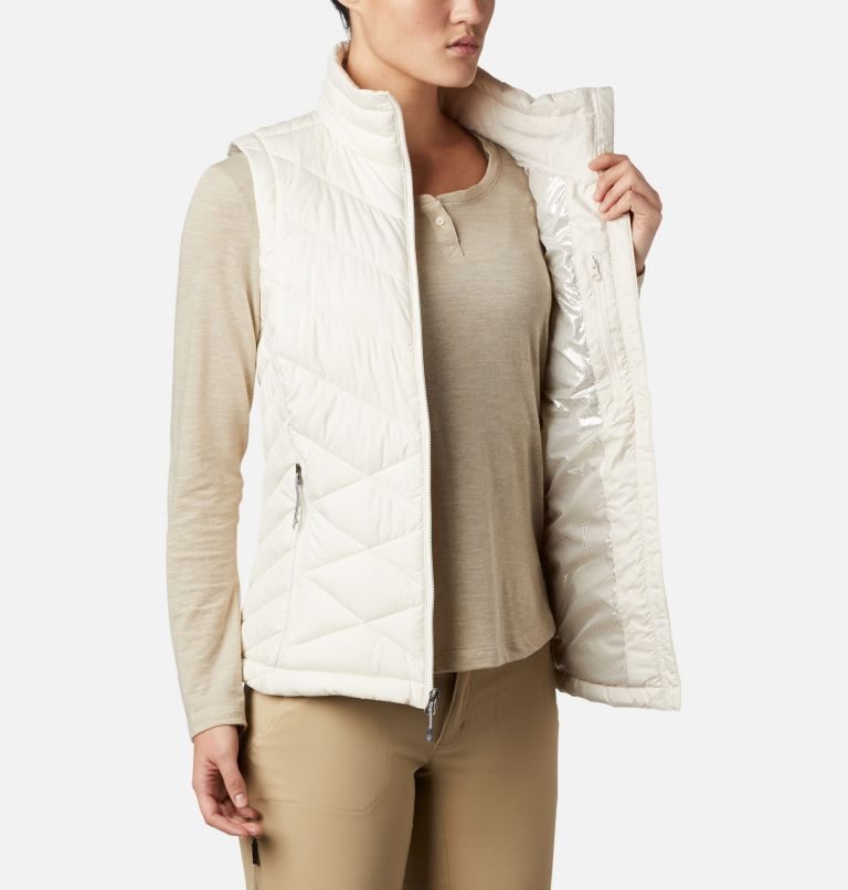 Women's Columbia Heavenly Vest Cream | CA-DL145