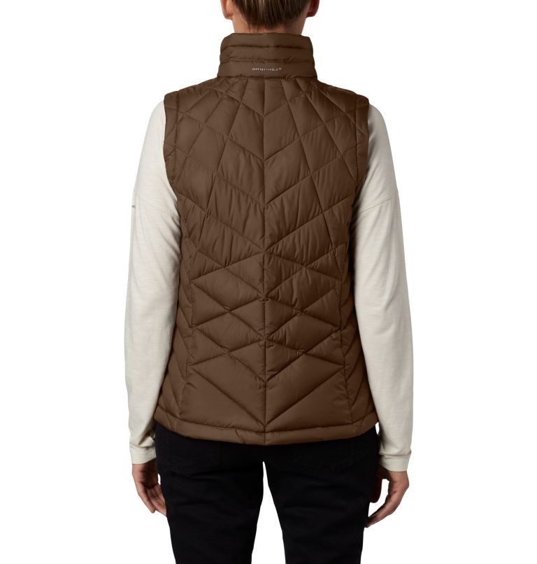 Women's Columbia Heavenly Vest Dark Brown | CA-O530L