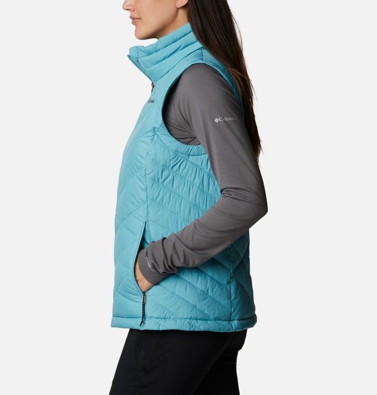 Women's Columbia Heavenly Vest Turquoise | CA-L31CL