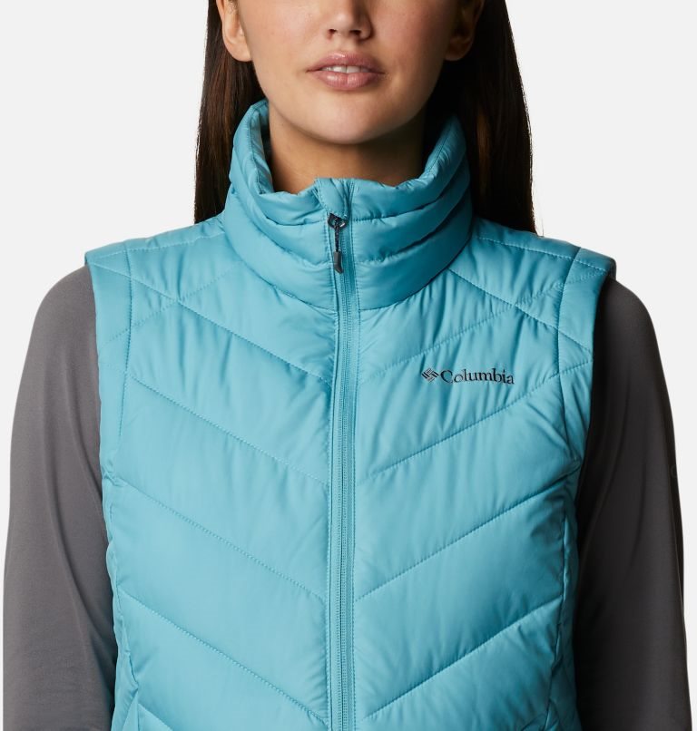 Women's Columbia Heavenly Vest Turquoise | CA-L31CL