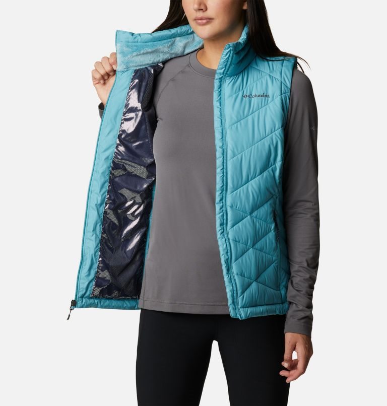 Women's Columbia Heavenly Vest Turquoise | CA-L31CL