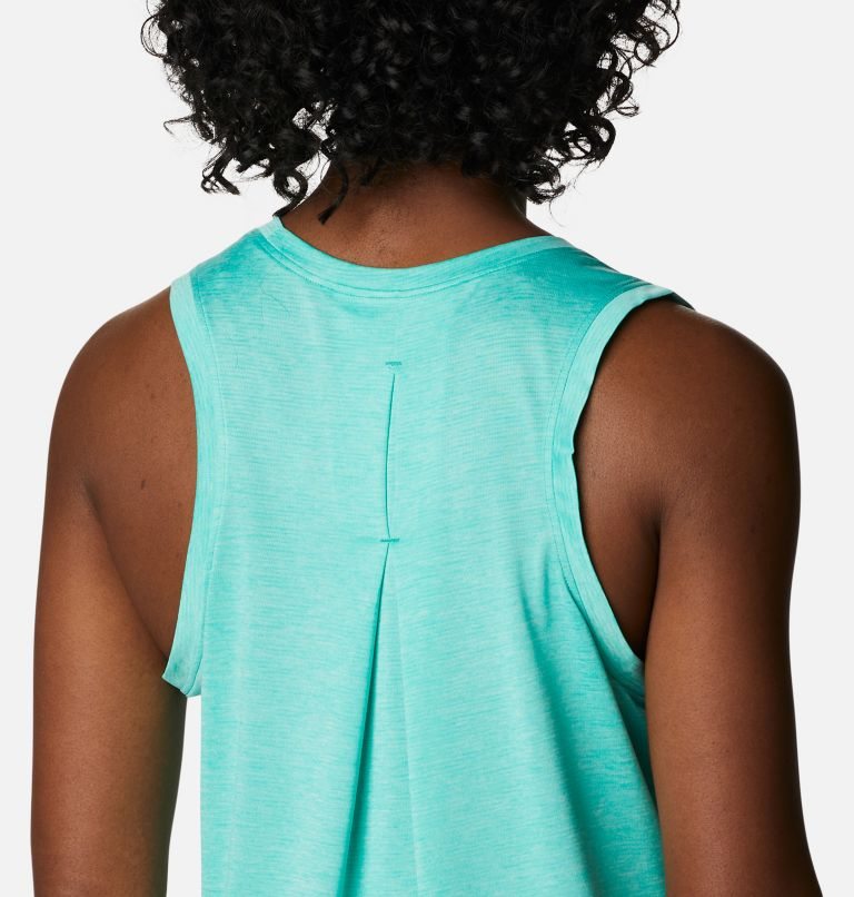 Women's Columbia Hike Tanks Turquoise | CA-E184A