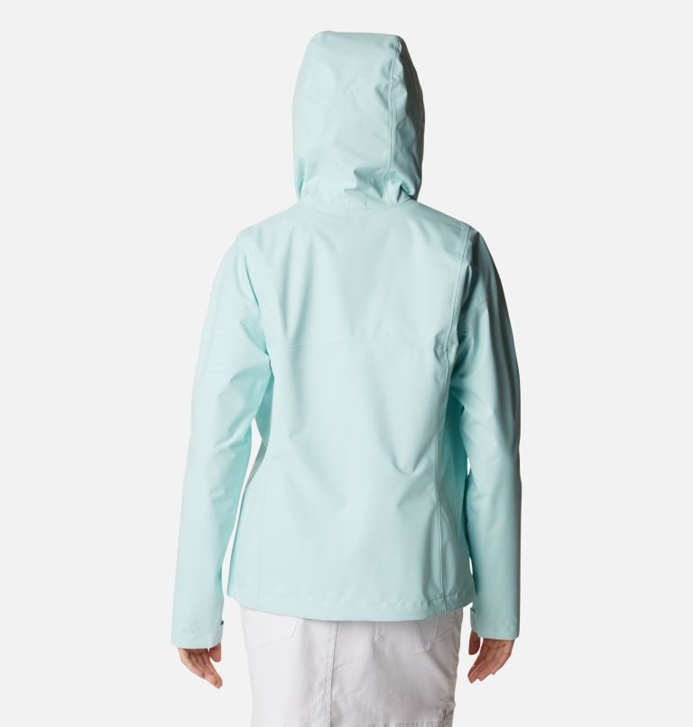 Women's Columbia Hikebound Rain Jackets Turquoise | CA-DC84L