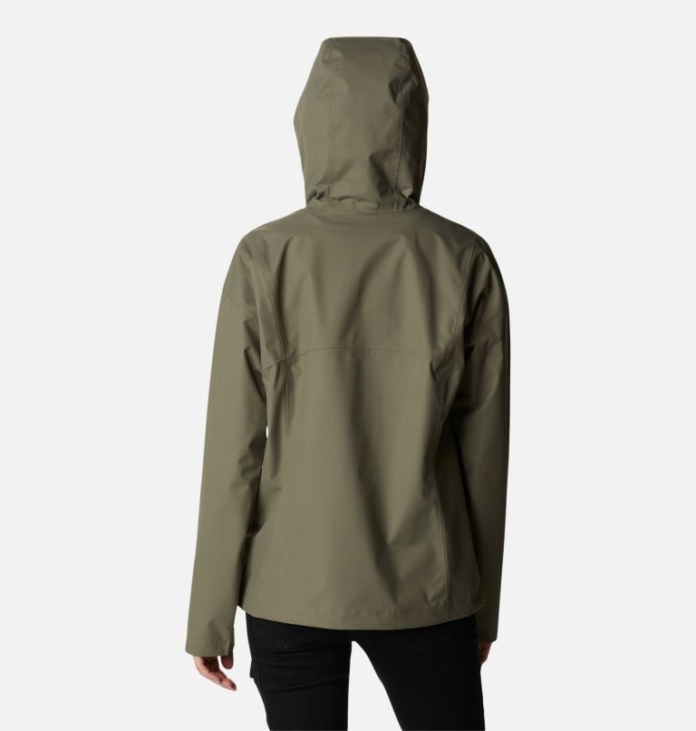 Women's Columbia Hikebound Rain Jackets Olive | CA-PA381