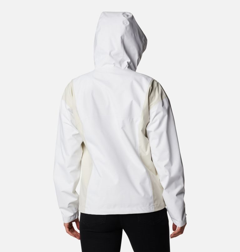 Women's Columbia Hikebound Rain Jackets White | CA-T0341