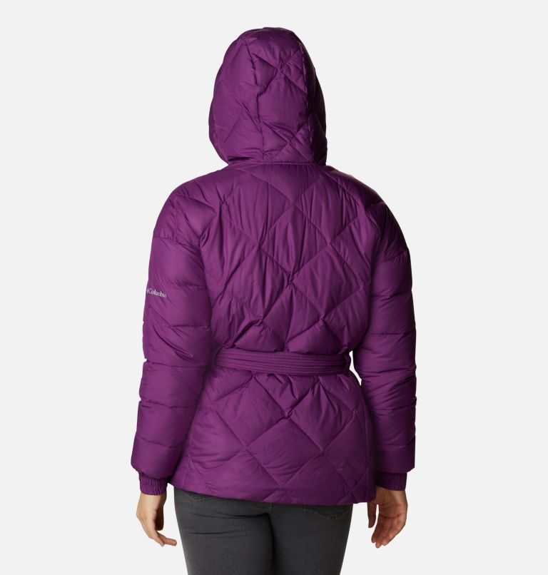 Women's Columbia Icy Heights Belted Jackets Purple | CA-E351L