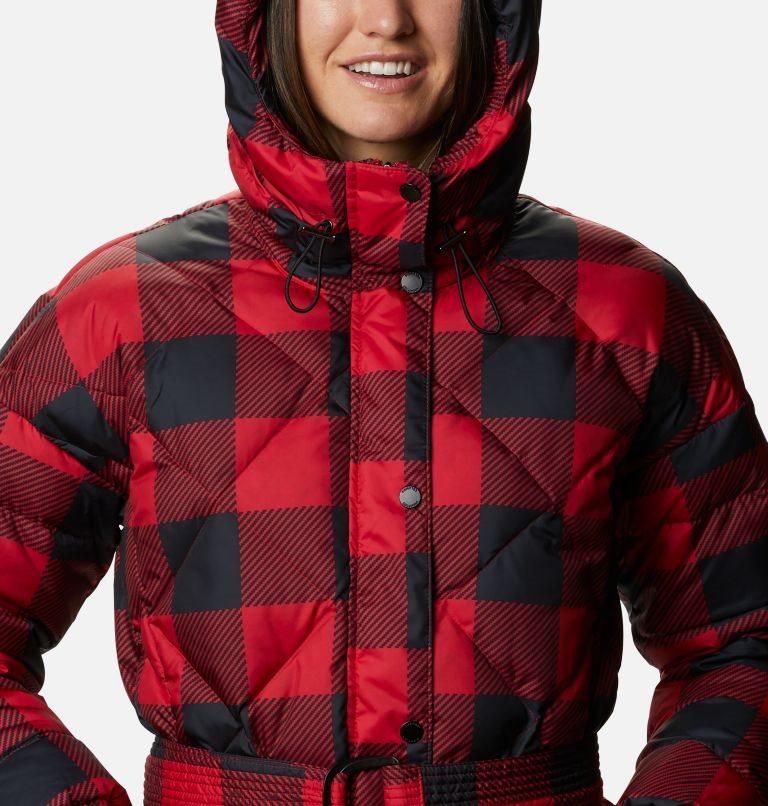 Women's Columbia Icy Heights Belted Jackets Red | CA-N5ACL