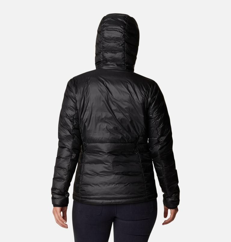 Women's Columbia Infinity Summit Omni-Heat Infinity Double Wall Hooded Down Jackets Black | CA-M43AL