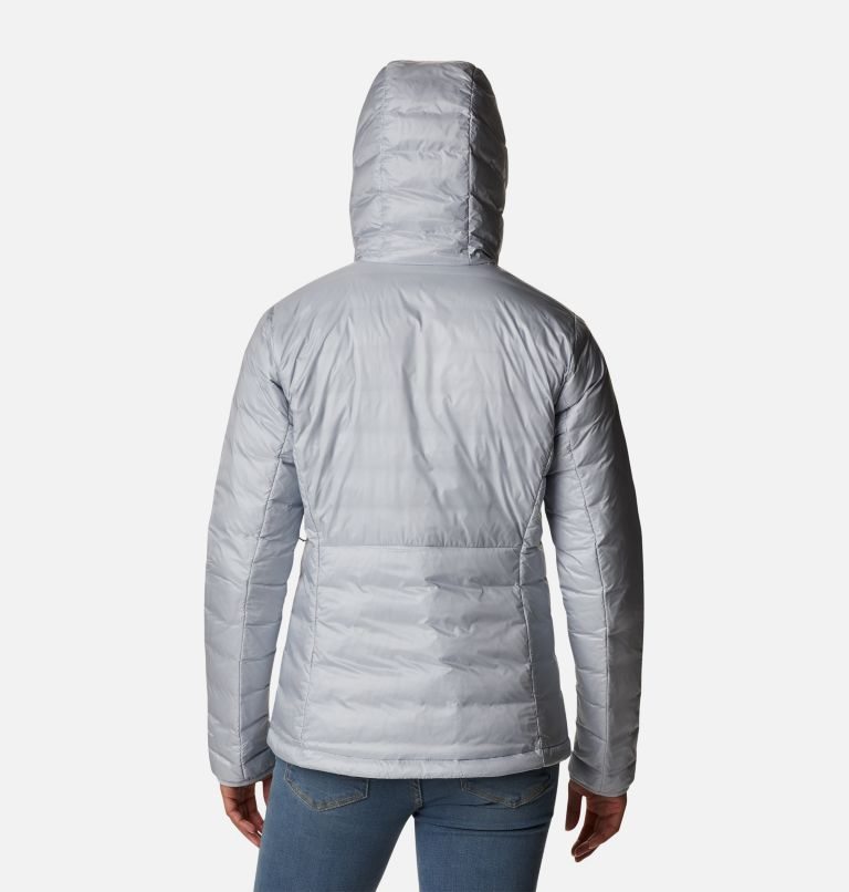 Women's Columbia Infinity Summit Omni-Heat Infinity Double Wall Hooded Down Jackets Grey | CA-WL15C