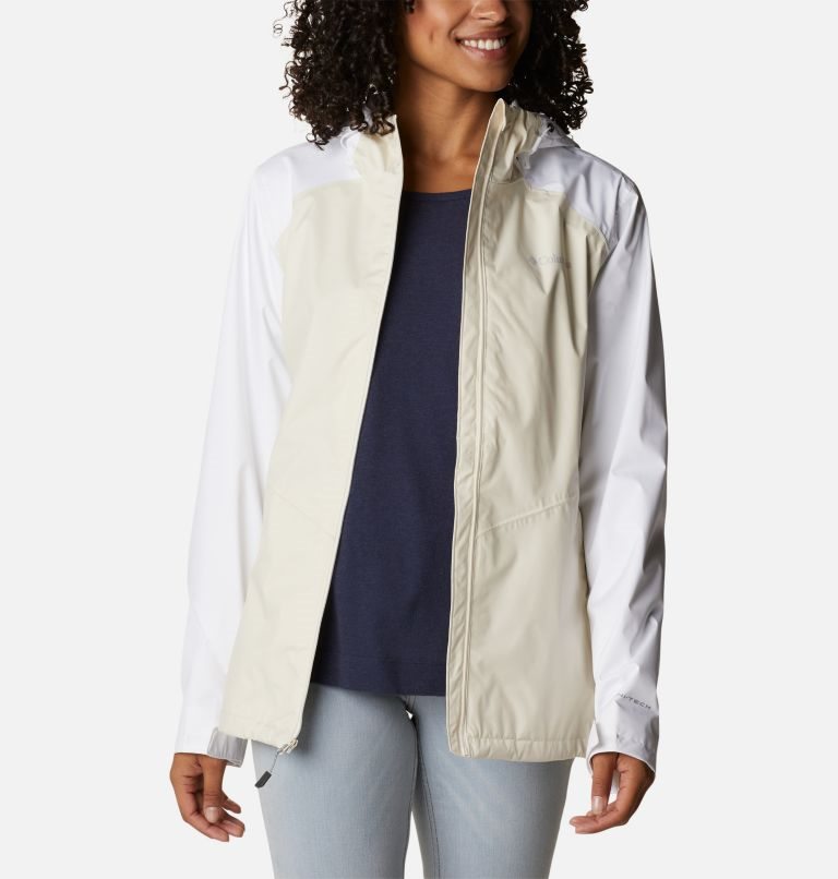 Women's Columbia Inner Limits II Jackets Cream / White | CA-B58A6