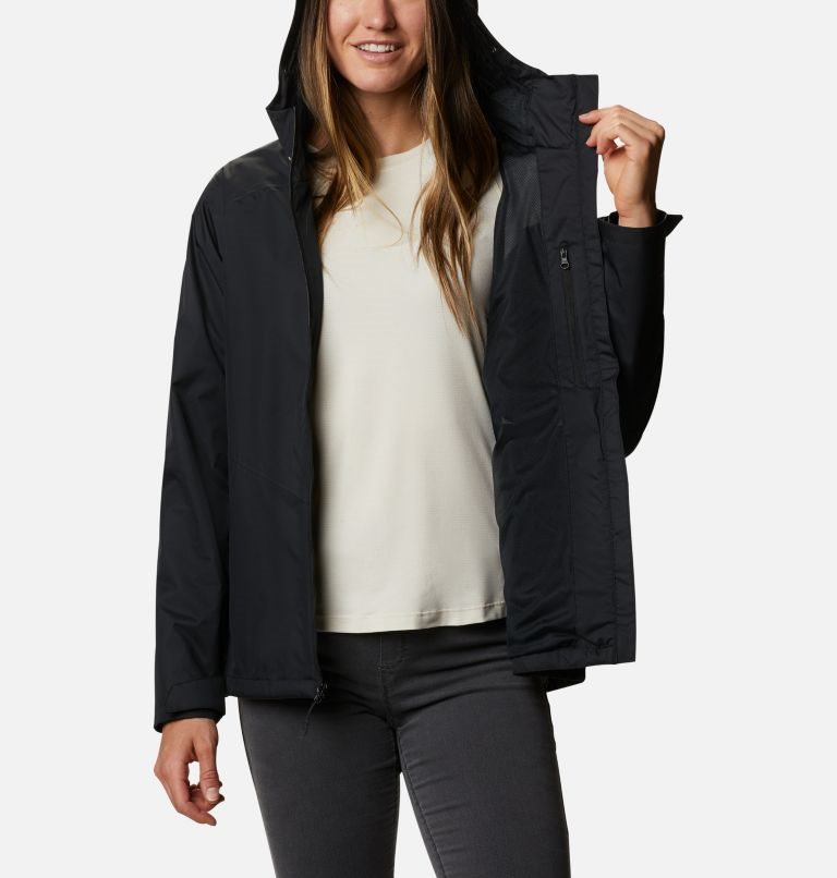 Women's Columbia Inner Limits II Jackets Black | CA-EL10C