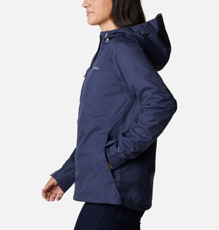 Women's Columbia Inner Limits II Jackets Navy | CA-P8L43