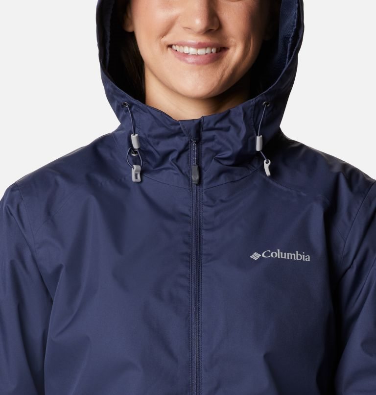 Women's Columbia Inner Limits II Jackets Navy | CA-P8L43