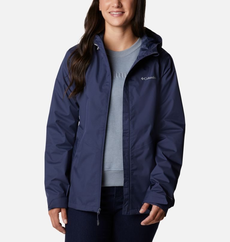 Women\'s Columbia Inner Limits II Jackets Navy | CA-P8L43