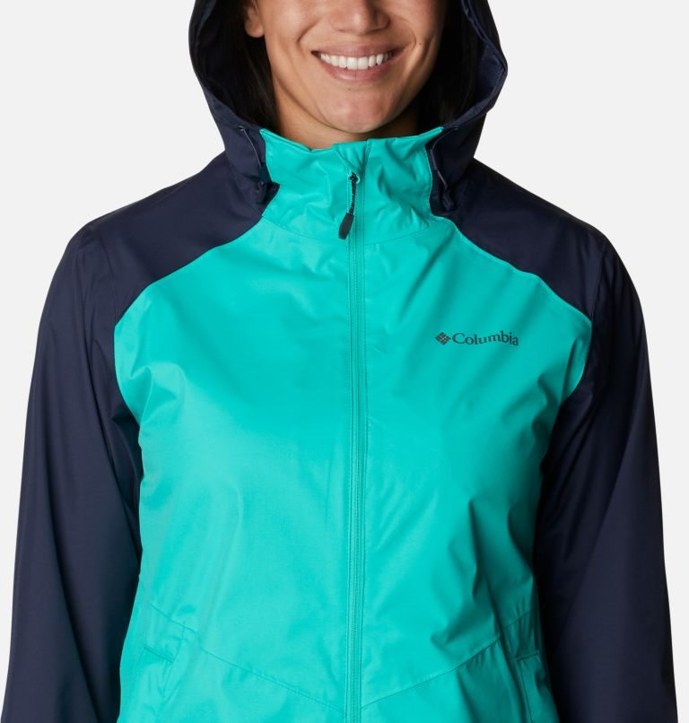 Women's Columbia Inner Limits II Jackets Turquoise | CA-Q6C80