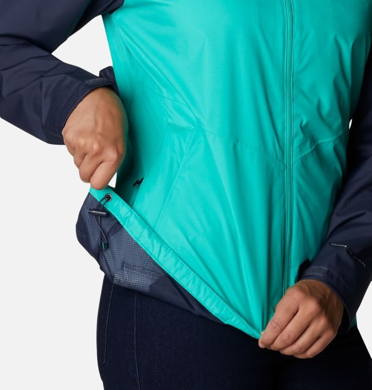 Women's Columbia Inner Limits II Jackets Turquoise | CA-Q6C80