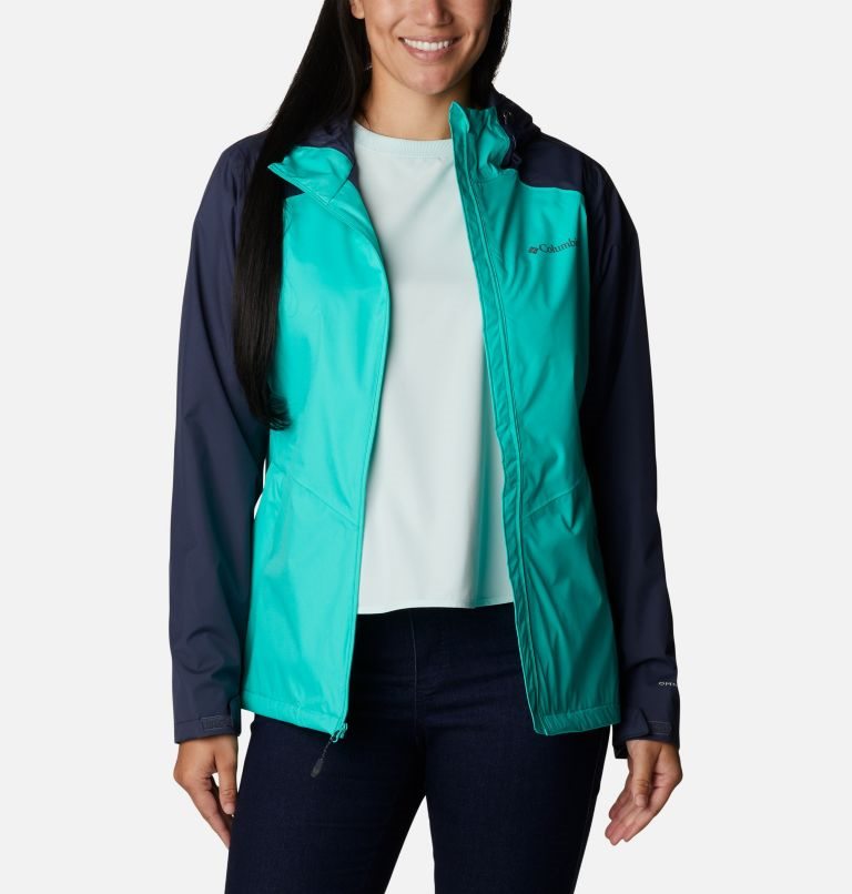 Women's Columbia Inner Limits II Jackets Turquoise | CA-Q6C80