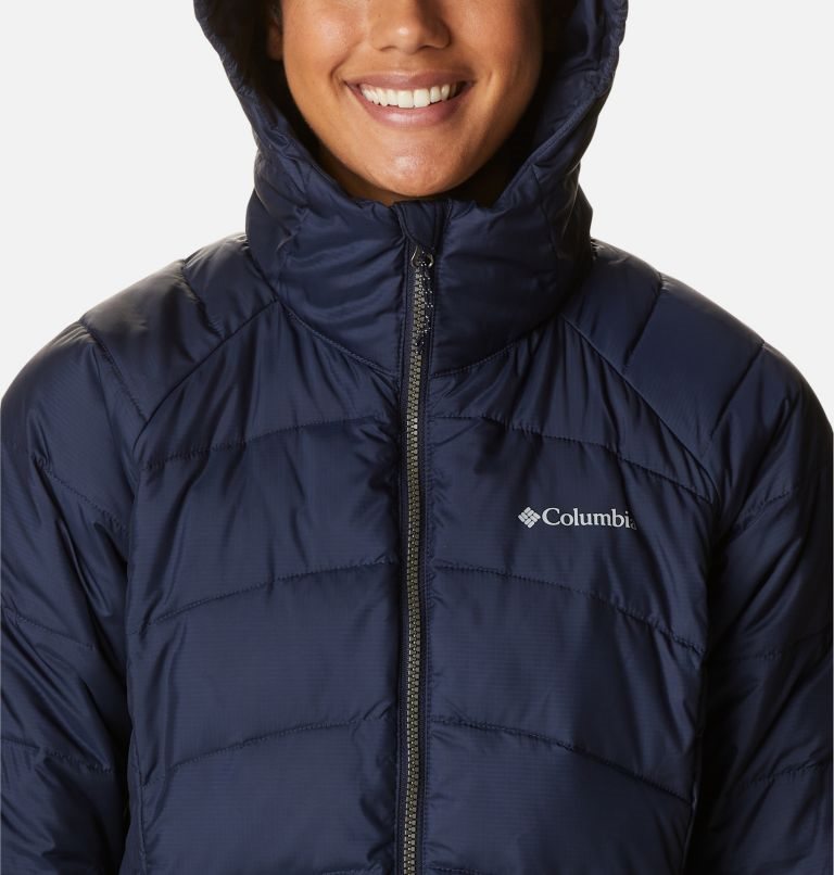 Women's Columbia Karis Gale Long Jackets Navy | CA-Q3A46