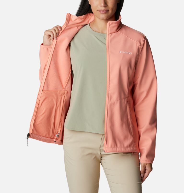 Women's Columbia Kruser Ridge II Shell Jackets Coral | CA-I58A3