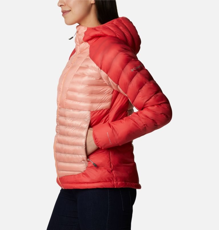 Women's Columbia Labyrinth Loop Omni-Heat Infinity Hooded Insulated Jackets Coral | CA-M5C08