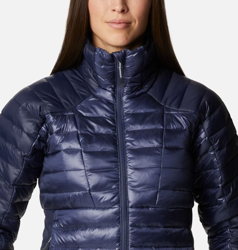 Women's Columbia Labyrinth Loop Omni-Heat Infinity Insulated Jackets Navy | CA-R3L81