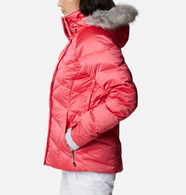 Women's Columbia Lay D Down II Down Jackets Pink | CA-I68L0