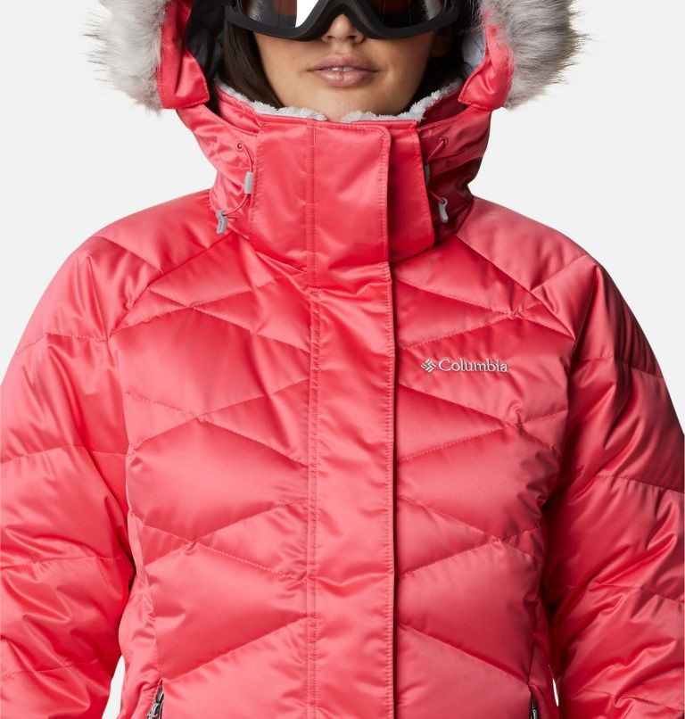 Women's Columbia Lay D Down II Down Jackets Pink | CA-I68L0