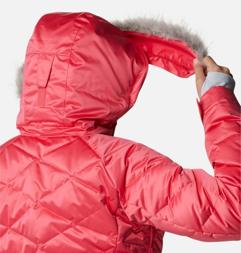 Women's Columbia Lay D Down II Down Jackets Pink | CA-I68L0