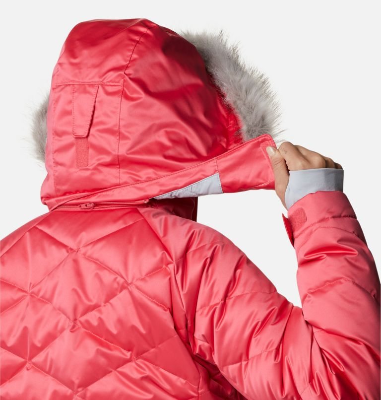 Women's Columbia Lay D Down II Down Jackets Pink | CA-I68L0