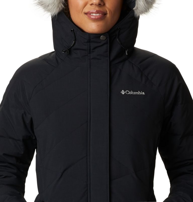 Women's Columbia Lay D Down II Mid Jackets Black | CA-C5A8L