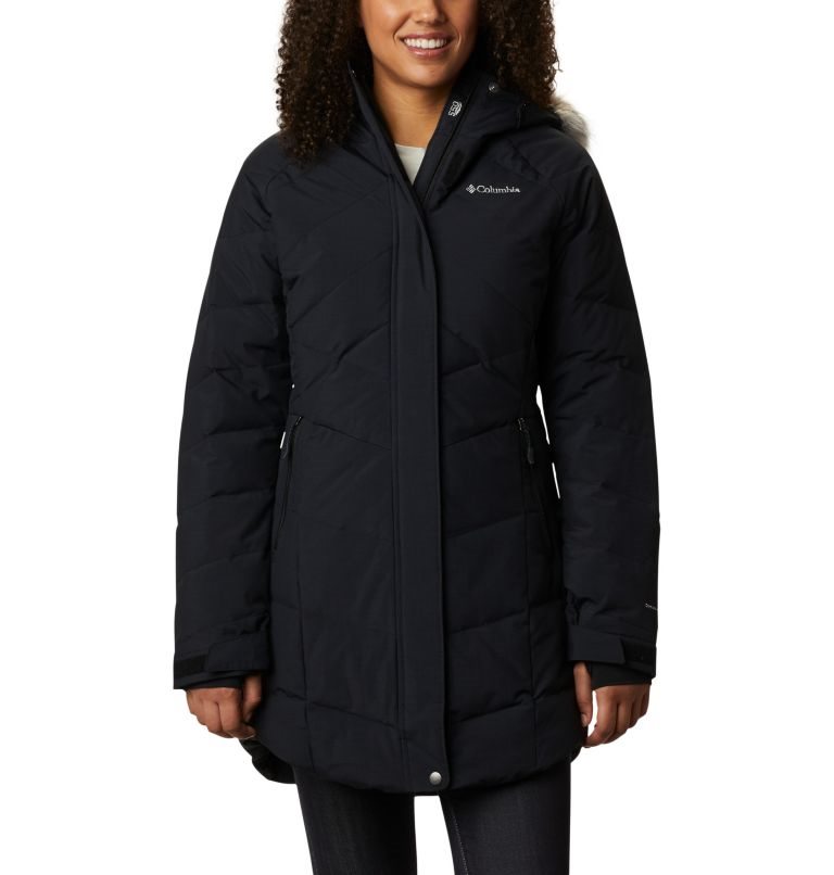 Women\'s Columbia Lay D Down II Mid Jackets Black | CA-C5A8L