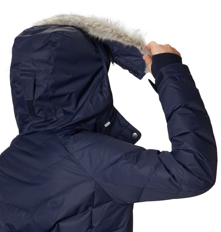 Women's Columbia Lay D Down II Mid Jackets Navy | CA-E3461