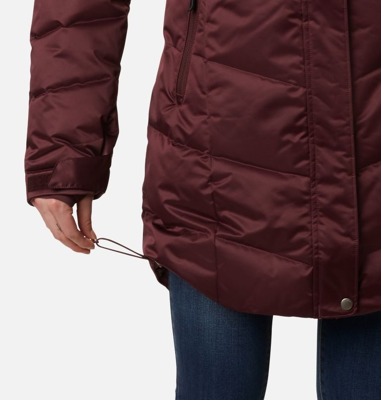 Women's Columbia Lay D Down II Mid Jackets Burgundy | CA-N5430