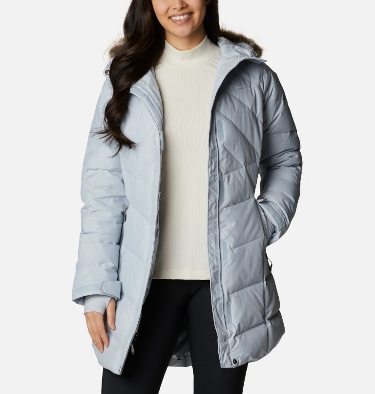 Women's Columbia Lay D Down II Mid Jackets Light Grey | CA-Q1548