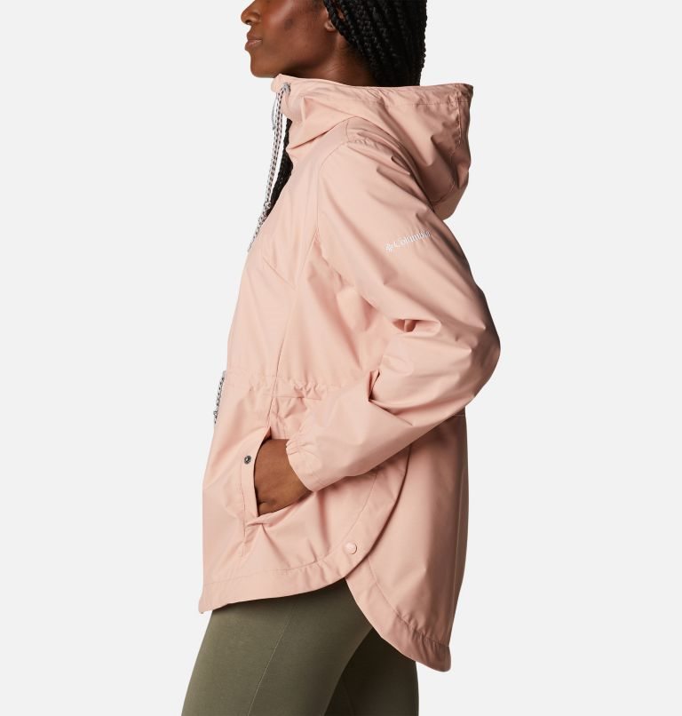 Women's Columbia Lillian Ridge Shell Jackets Pink | CA-B6LC8