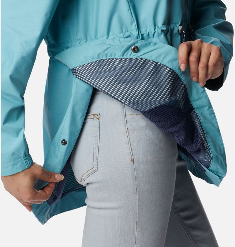 Women's Columbia Lillian Ridge Shell Jackets Turquoise | CA-C0345