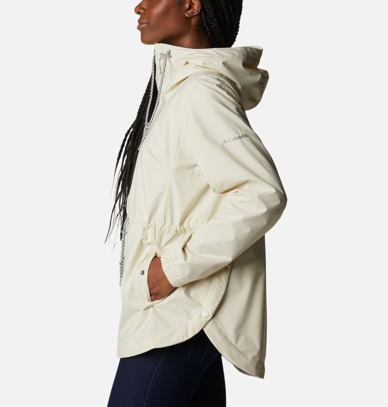 Women's Columbia Lillian Ridge Shell Jackets Cream | CA-NC5AL